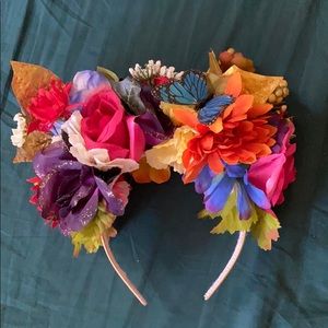 Summer floral headpiece